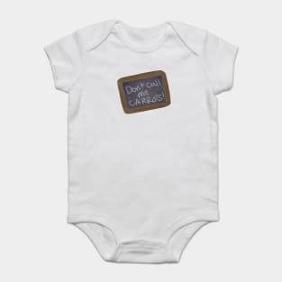 Don't Call me Carrots, Anne of Green Gables, anne with an e, anne shirley quote Baby Bodysuit